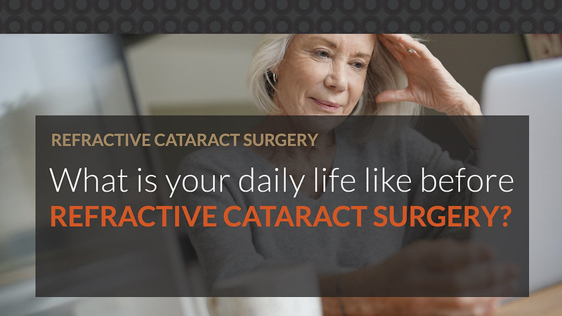 Senior woman thinking and worrying about her daily life with cataracts